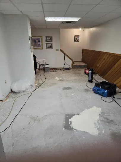 Spring snowmelt basement flooding in Big Lake, MN