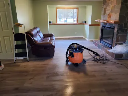 Water damage restoration work in Big Lake, MN
