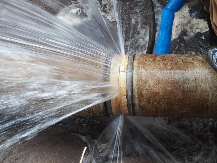 Burst pipe water damage in a Big Lake, MN home